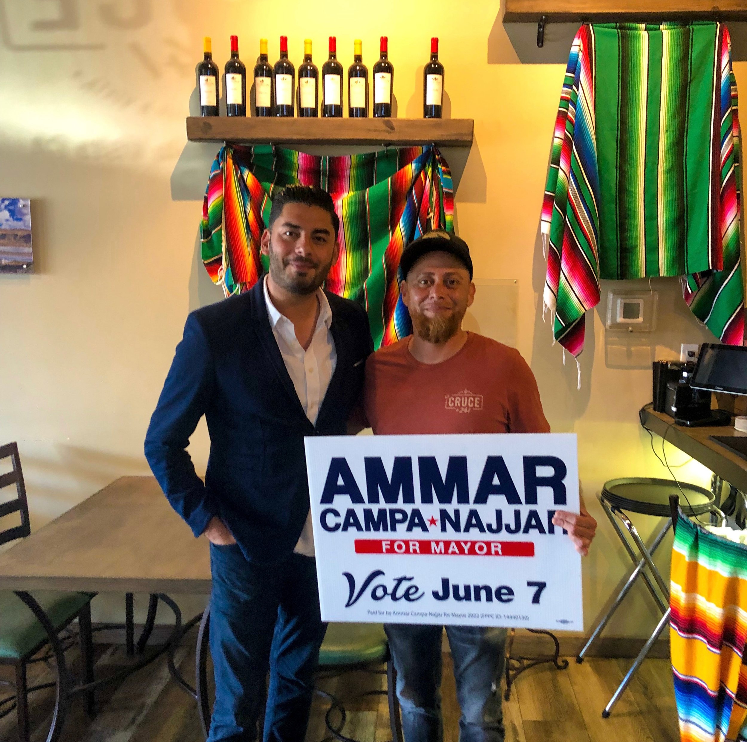 Ammar with El Cruce +241 owner.