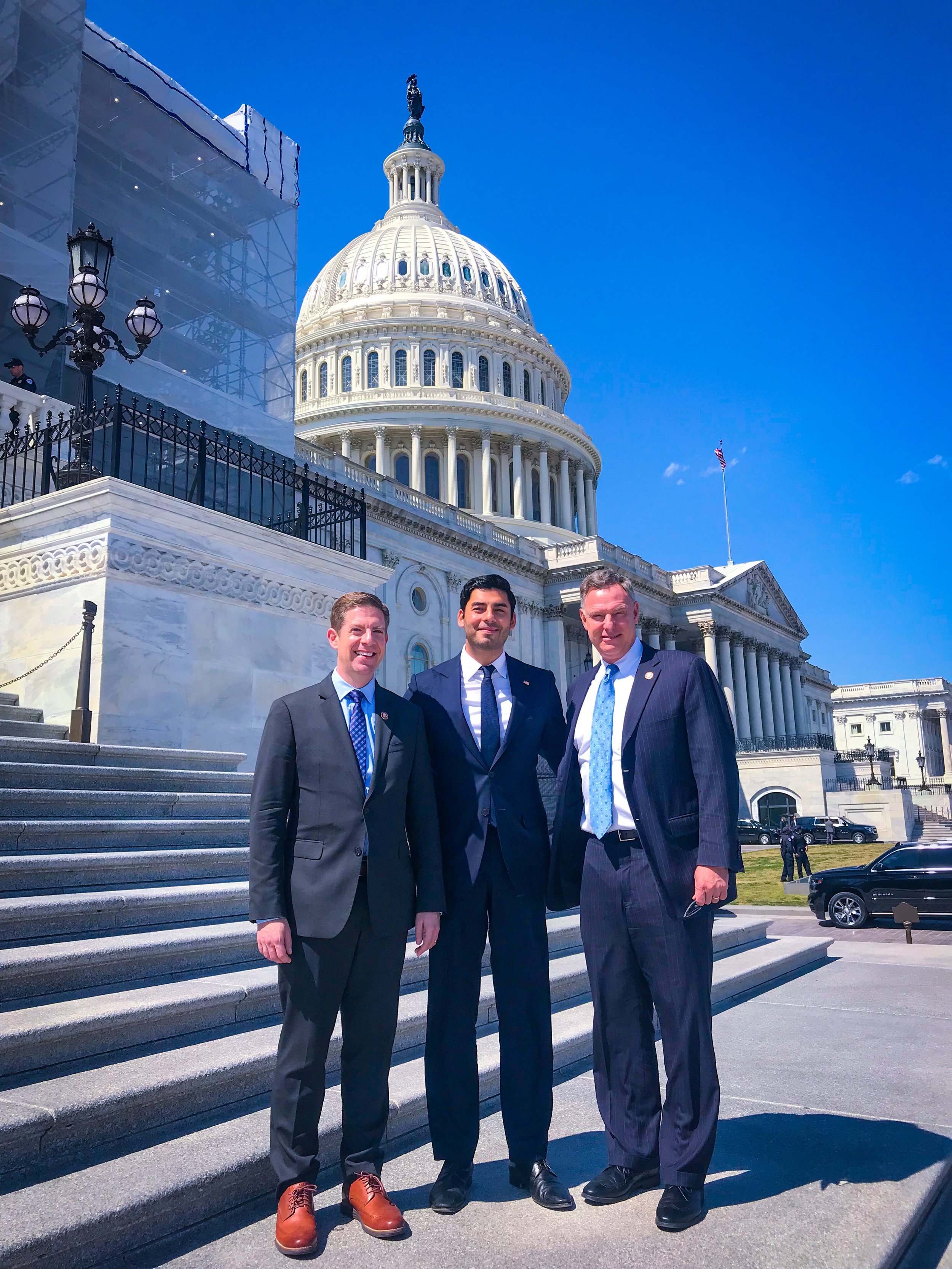 Ammar with Congressman Levin and Congressman Peters.