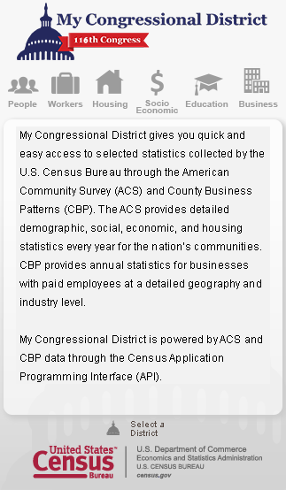 My Congressional District Widget Image